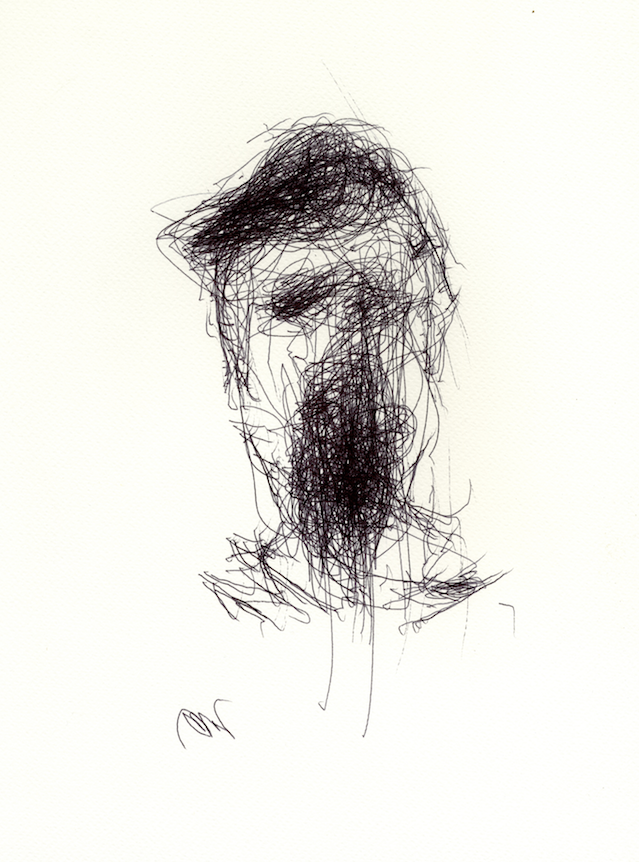 Human Study #1 3RNP ©Patrick Tresset