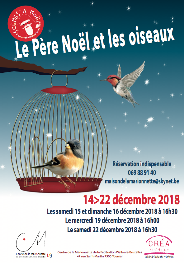 Le Père Noel et les oiseaux