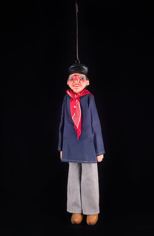 Tchantchès marionnette à tringle Liègeoise, 20ème siècle ©MaisondelaMarionnette