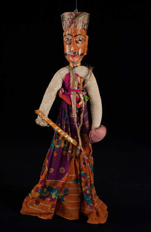 Marionnette Kathputli indienne - 19ème siècle ©MaisondelaMarionnette