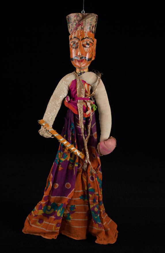 Marionnette Kathputli indienne - 19ème siècle ©MaisondelaMarionnette 